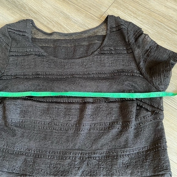 ADDITION ELLE - Michel Studio Plus Size 14 black stretch lace midi dress - Picture 9 of 12